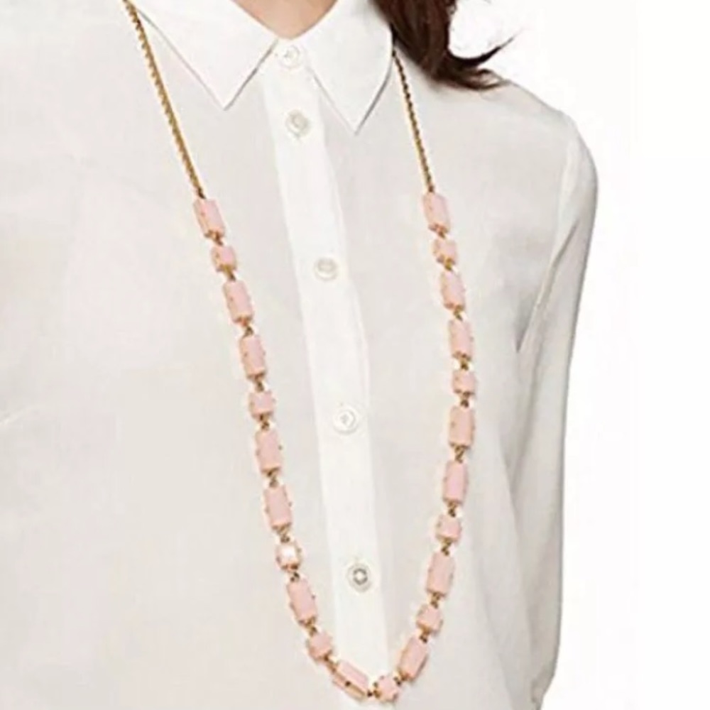 Kate Spade Hot Chip Necklace in Pink Blush